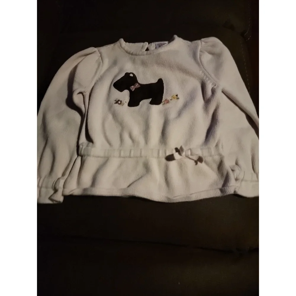 Gymboree girl detective pink dog sweater size‎ 5t